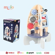 MALOTOYS - Busy Box Rocket WireWISDOM Busy BoxWISDOM Toys for Boys Educational Toys for Children Mal