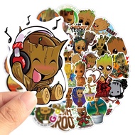 ✔♚™ 10/30/50pcs Disney Marvel Superheroes Groot Cartoon Stickers Decals Kids DIY Water Bottle Suitcase Laptop Cool Sticker Packs