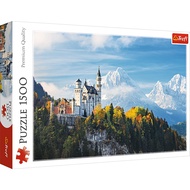 Bawarian Alps 1500 Piece Jigsaw Puzzle Red 33"x23" Print, DIY Puzzle, Creative Fun, Classic Puzzle f