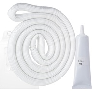 Dryer Door Seal for Ama-na NED4655EW1, May-Tag MEDX655DW1, MEDC465HW0, Ro-per RED4516FW0, Whirl-Pool