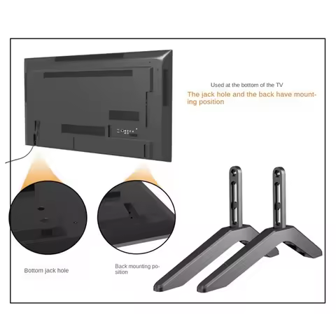 A10Z-Universal TV Stand Base Table Top TV Legs for Vizio Samsung LG TCL Hisense Televisions with