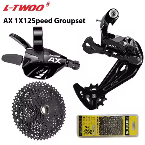 LTWOO AX 1X12S Groupset 12 Speed Shift Lever Ult-long Leg Rear Derailleur SUNSHINE HG Cassette 46T 5