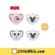 Nuk: Disney Silicone Mickey Soothers Plus 0-6M (Pacifiers) - 2pcs