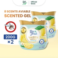 Purfresh 2 x 200g Mosquito Repellent Scented Gel | Long-Lasting Freshness with IFRA Certified Essent