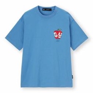 愛日貨現貨 Gu Undercover 高橋盾 logo 蘋果 T恤 335490 淡藍色M號