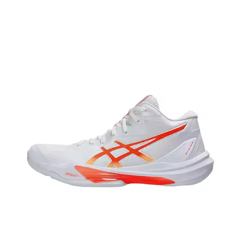 ASICS SKY ELITE FF MT 3 Volleyball Shoes Women's White Red 1052A076-104