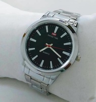Jam Tangan Pria / Cowok Swiss Army time -Stainless