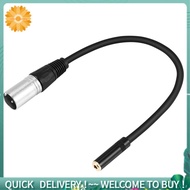 0. Wire 3 Pin Xlr Male to 3.5Mm Female Audio Connector Stereo Microphone Adapter