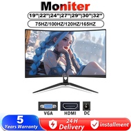 Monitor 27 Inch 165HZ Curve 24 Inch PC Computer Flat Moniter 32 Inch 75HZ 19 Inch 22 Inch IPS With H