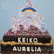 VITHA CAKE | Brownies Kukus Birthday Cake | Kue Ultah | Ulang Tahun