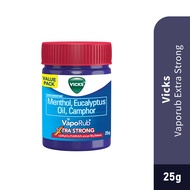 VICKS Vaporub Extra Strong 25g for Cough Relief, Fever Relief, Cough Ointment VIDA Pharmacy