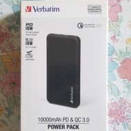 Verbatim 10000 mAh PD & DC 3.0 行動電源