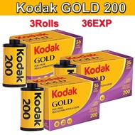 3Rolls KODAK Gold 200 35mm Negative Film  36 Exposures C-41 ProcessMVP CAMERA