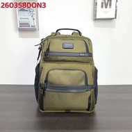 Tumi 2603580Aly3e Alpha3 Men's Backpack Business Commuter Travel Multi-pocket Backpack Olive Green