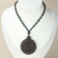 Fashionable All-Match Ice Obsidian Jiugong Gossip Pendant, Selected Exquisite Ice Obsidian, Finely P