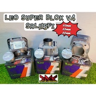 SRL115 FI LEO RACING THAILAND SUPER BLOCK RACING V4 4 VALVE YAMAHA LAGENDA SRL115 FI 63MM 65MM 68MM
