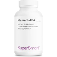 Supersmart - AFA Extract 1000 mg per Day (Patented) - 120 Vegetarian Capsules Aphanizomenon Flos-Aqu