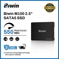 BIWIN M100 SATA SSD 256GB, 2.5" Internal SSD, Up to 560MB/s, Internal SSD SATA3 6Gb/s,for pc macbook