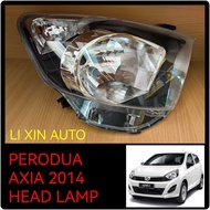 PERODUA AXIA 2014-2016 HEAD LAMP HEAD LIGHT LAMPU BESAR DEPAN KERETA