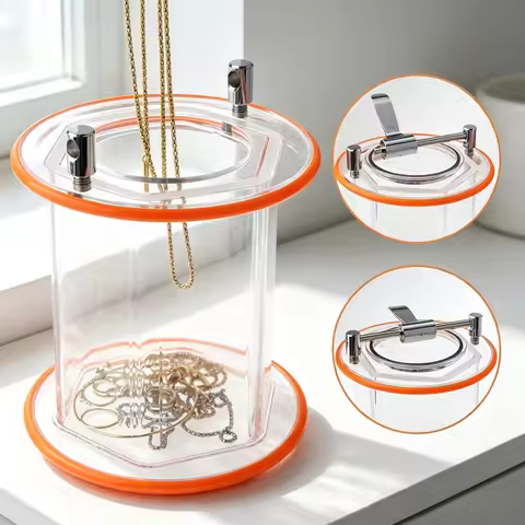 KT-2000/KT-6808 Rotary Jewelry Tumbler Polishing Barrel Rolling Drum Polisher Bucket for Gold Silver