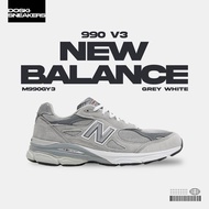 New Balance 990 V3 Grey White M990GY3 100% Original Sneakers Casual Pria Wanita Sepatu Ori New Balan