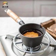 New Hot Small Pot Oil Pouring Cast Iron Convenient Omelet Tool Non-Stick Cooker Mini Small Iron Pot Egg Frying Pan Milk Pot Complementary Food Pot