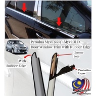 Perodua Myvi 2005 / Myvi OLD Door Window Trim Stainless Steel Door Belt Moulding Door Lining Panel