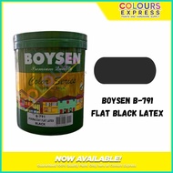 Boysen)XX;B-791*rh{,s!Flat[Y!Black[xy!Latex[CC!Paint[OB!-[Uu!Available in 4L and 16L sizes