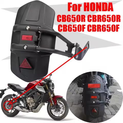 For Honda CB650F CB650R CBR650F CBR650R CB650 CBR CB 650 R F Accessories Motorcycle Rear Fender Mudg