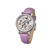 ARBUTUS SKELETON PURPLE LEATHER STRAP WOMEN'S WATCH AR1906SWV