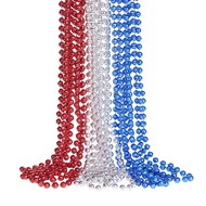 15Pcs 4th of July Necklace Patriotic Beads Necklaces, 4th of july Accessories 33 Inch Independence D