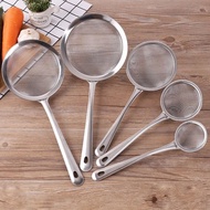 Stainless Steel Colander Juice Soy Milk Filter Mesh Household Hot Pot Colander Sieve Flour Frying Me