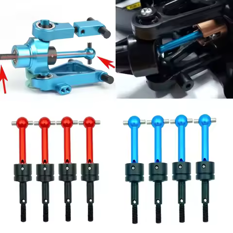 1/10 RC Car CVD Metal Drive Shaft for Tamiya TT01 TT02 TA04 - High Strength Universal Upgrade Part 5