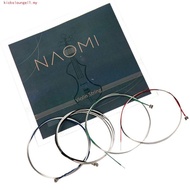 KSOUNLG11 1 Set Naomi Violin String, Nickel String Replacement Fiddle String, Violin Accessories 4/4