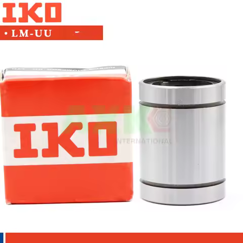 IKO LM8UU LM 8 10 12 16 20 25 30 35 40 50 60UU Long Rod Shaft 3d printer linear bearing Reprap Anet
