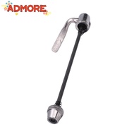 ADMORE 2PCS Bike Trainer Quick Release Skewer, Steel Silver Quick Release Rear Wheel Skewer, Easy In
