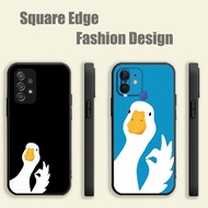 Casing For Tecno Spark Go 4 Air KC6 CE7 8C 7 goose duck blue Simplicity RDG04 Phone Case Square Edge