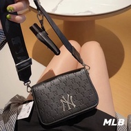 MLB กระเป๋าสะพายข้าง ผญ กระเป๋าผู้หญิงแฟชั่น NYของแท้ Crossbody กระเป๋ากล้อง กระเป๋าสตางค์