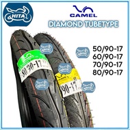 CAMEL TUBETYPE TAYAR DIAMOND PAKAI TIUB 50/90-17,60/90-17,70/90-17/80/90-17