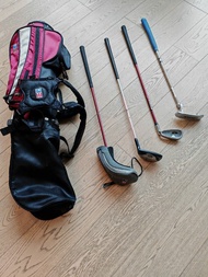 US Kids Golf set with Bag (Red 39-27 size)