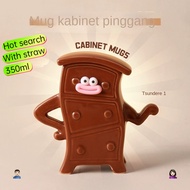 Aesthetic mug cute Cabinet Mug, funny gift Gift Cup, mug, Tsundere Design Creative Cute Water Cup