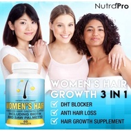 HAIR Growth Vitamins for Women-DHT Blocker,anti Hair loss,Hair Growth Supplement for Perfect Hair