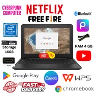 Laptop Chromebook | 11.6 Inch | 4 GB RAM | 16 GB SSD | Chrome OS | Google Play | Student Friendly