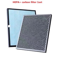 สำหรับ Hitachi EP-A3000 A5000 A5100C M5200C EP-NZ50J EPF-CX40F EP-DX40E เครื่องฟอกอากาศ HEPA Filter กรองคาร์บอนอะไหล่