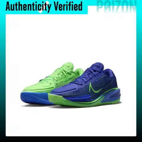 Nike Air Zoom G.T. Cut 1 Coverage Rebound Grip Low top Basketball Shoes Unisex Blue Green Overseas V