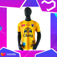 เสื้อซ้อมฟุตบอลทีมชาติไทย พิมพ์ลายทั้งตัว สีเหลือง / ร้านบอลไทย Ballthaifc Sport