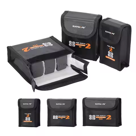 Portable Battery Explosion Proof Bag For DJI Avata 2 Safety Battery Case Batteries Storage Bag For D