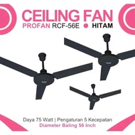 Hanging Ceiling Fan 56inch Profan Rcf56E Ceiling Fan 56 inch Iron Blade Ceiling Fan