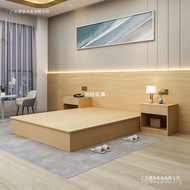 Rental Room Hotel Furniture Double Large Double Standard Bed Bed Bed Hotel Room Bed Full Set Bed Fol