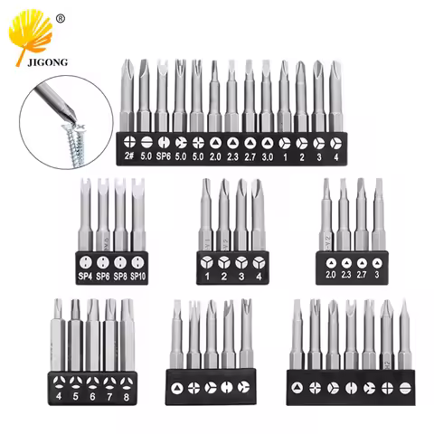 4/5/7/13PCs Special-shaped Screwdriver Bits Slotted Phillips Triangle Magnetic Batch Head Inner Cros